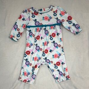 Gymboree Colorful Floral Footie